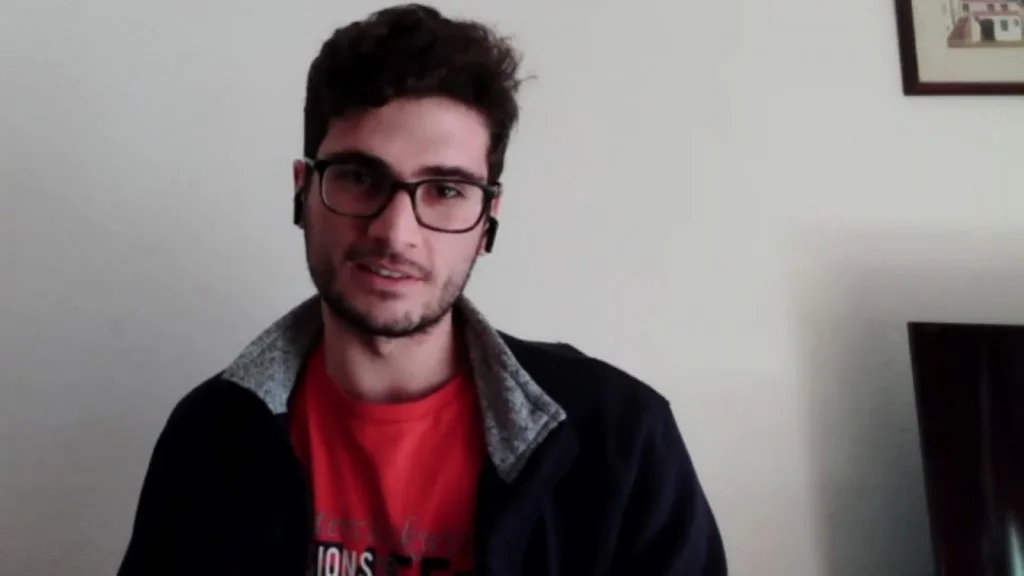 Still of a participant.