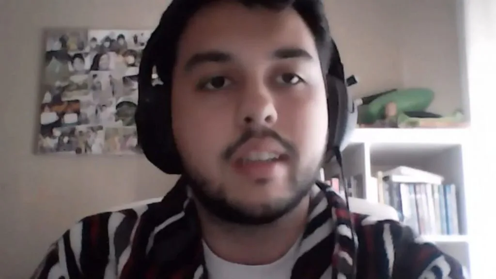 Still of a participant.