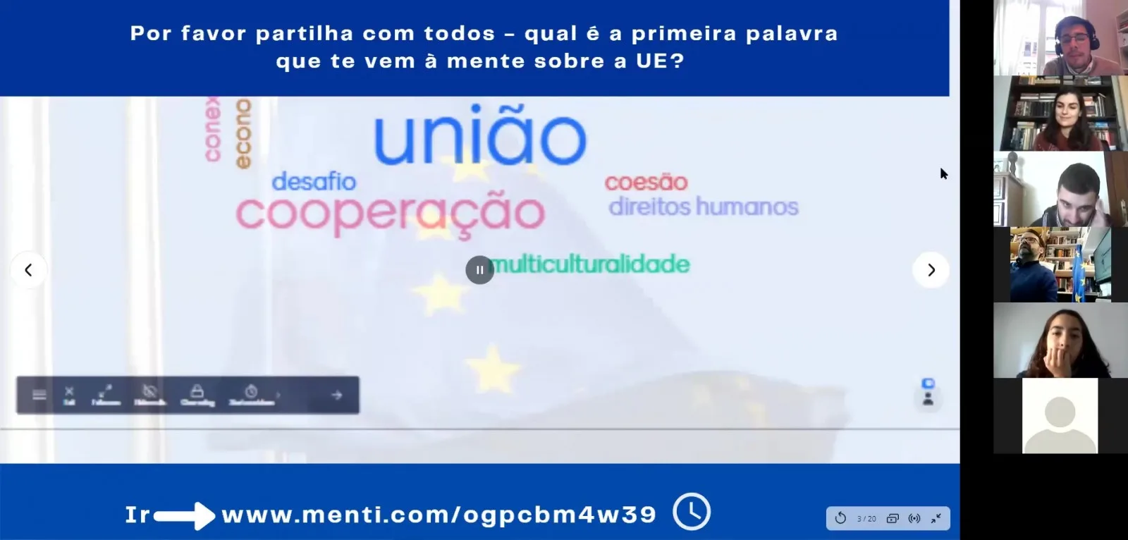 EULECTIONS’19 online workshop with students @ Universidade de Coimbra, Coimbra, Portugal, December, 15, 2020