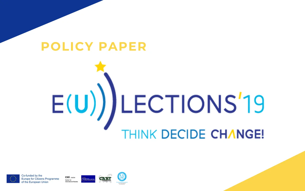 EULECTIONS’19 policy paper – Citizens’ perspectives about the future of the EU