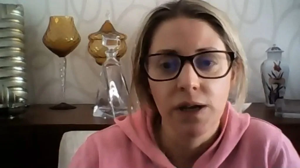 Still of a participant.