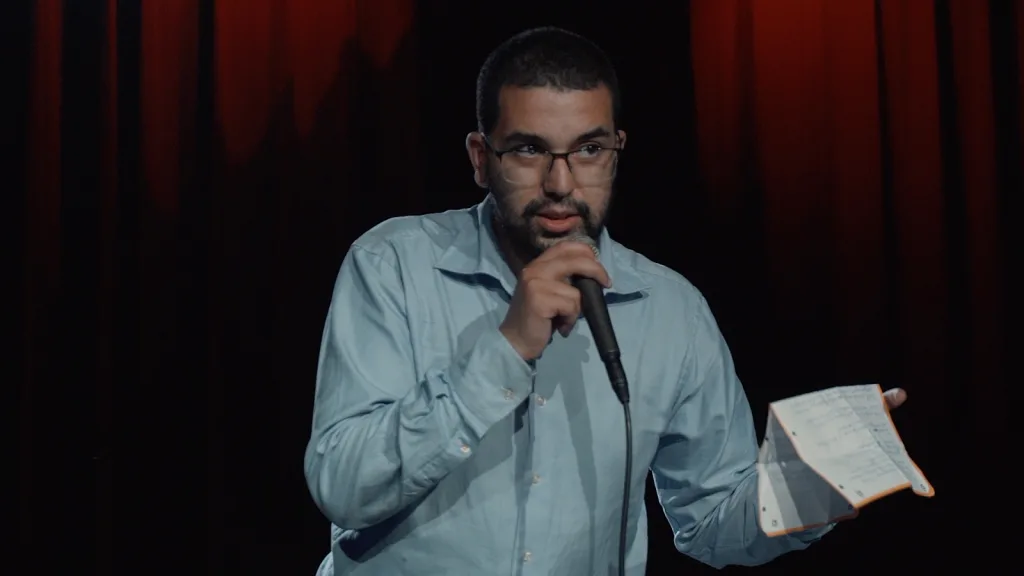 Participant declaiming. 